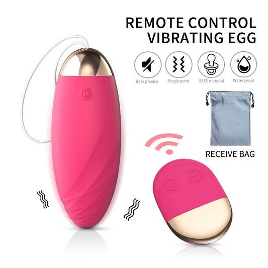 Egg Vibrator with Remote Control