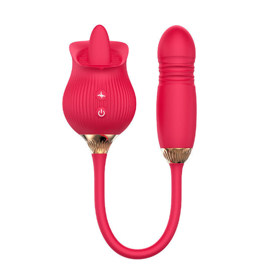 Rose 2-in-1 Clit Licker and G-Spot Vibrator